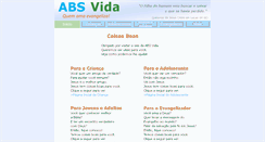Desktop Screenshot of absvida.com.br